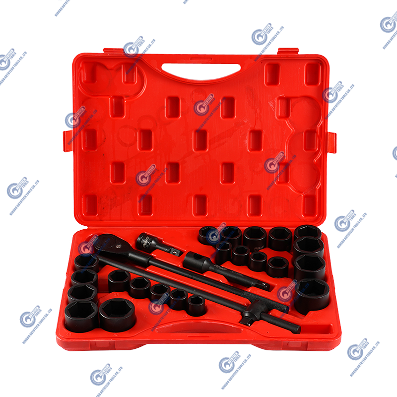 27 pièces 3/4 pouces d'entraînement Jumbo Master Impact Socket
