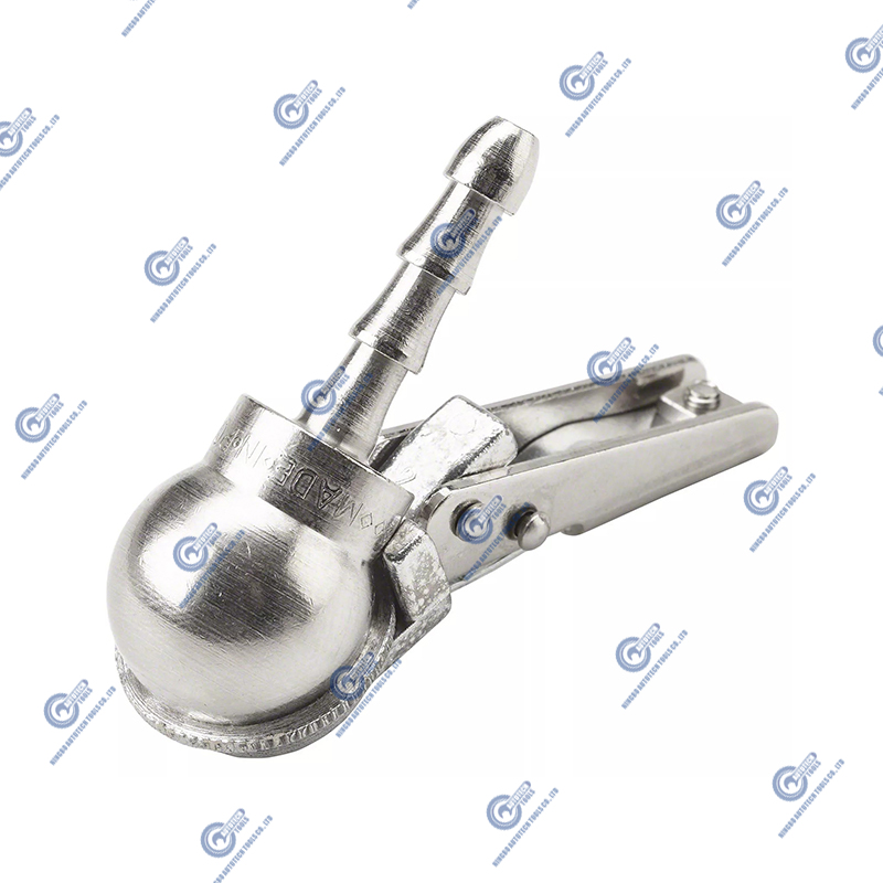 AC-06HD Standard Bore Ball Foot Air Chuck avec clip, 9 mm Barb